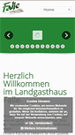 Mobile Screenshot of landgasthaus-falle.at